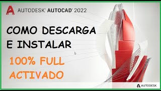 ✅ Como descargar e instalar AutoCAD 2022 Activado Legal con Licencia Educativa ✅ [upl. by Solracesoj]