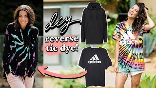 DIY REVERSE TieDye 3 Ways Foolproof Tutorial By Orly Shani [upl. by Atinyl17]