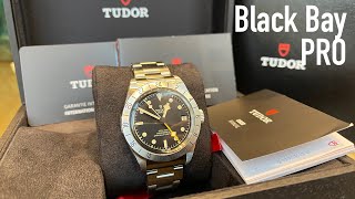 4K Unboxing amp Review NEW Tudor Black Bay Pro GMT M794700001  is it really that good [upl. by Munmro]