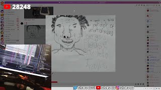 iShowSpeed Breaks His Monitor Reacting To Fan Art 😂 [upl. by Enyale]