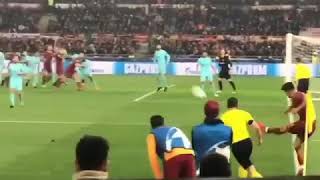 Goal Kostas Manolas As Roma vs Barcelona  Uefa Champions League [upl. by Connie]