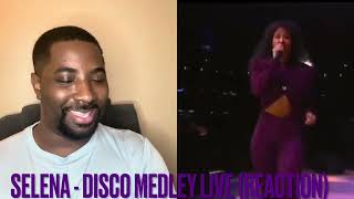 Selena  Disco Medley Live REACTION [upl. by Fiden]