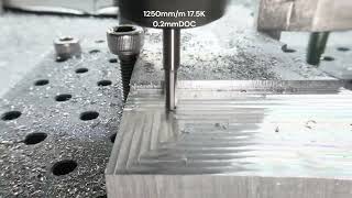 Machining aluminium 6082 T6 Carbide 3D Nomad 3 [upl. by Amaj]