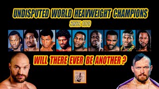 Undisputed Heavyweight Champions since 1970  Will Tyson Fury or Oleksandr Usyk be Next [upl. by Marilou427]