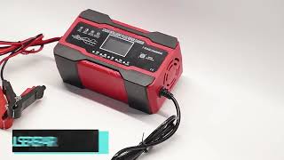 Redresor Auto Inteligent Digital Andowl 7 cicluri de incarcare Baterie Auto Smart rosu [upl. by Tybie455]