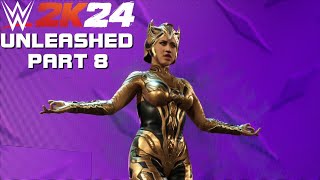 WWE 2K24 MyRise Unleashed Part 8 Hip Cat Hangout The Evil Within And More [upl. by Barrow]