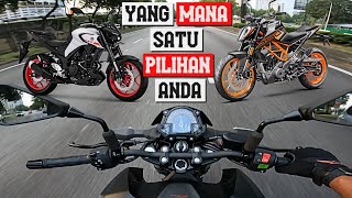 MANA LAGI BAGUS MODENAS Z250 YAMAHA MT25 ATAU KTM DUKE 250 [upl. by Eillom376]