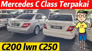 677  Mercedes C200 amp C250 Terpakai [upl. by Yreffoeg]