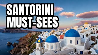 Top 10 places to visit in Santorini [upl. by Mailand]