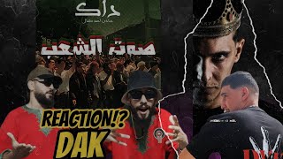 101  Reaction  DAK  2 صوت الشعب Officiel Music Video Lyrics Explicite AmineiLLi [upl. by Bonne943]