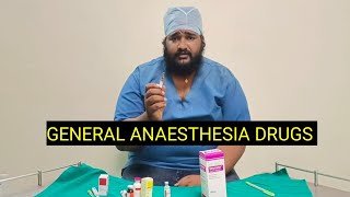 General Anaesthesia Drugs hospital viralvideo doctor english anesthesiology education telugu [upl. by Oimetra297]