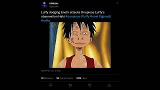 Luffy dodging Enels attack observation Haki luffy enel onepiece jgmedits edit [upl. by Kreis]