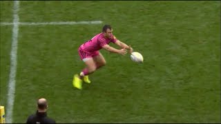 London Welsh ironic cheer inducing catching vs Harlequins [upl. by Charla]