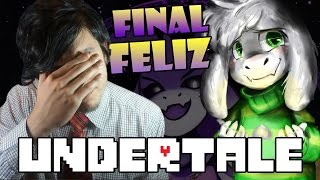 HE LLORADO CON EL FINAL FELIZ  UNDERTALE FINAL PACIFISTA  DeGoBooM [upl. by Esilehs]