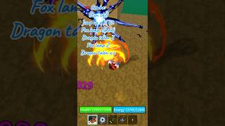 OP FOX LAMP DRAGON TALON COMBO roblox bloxfruits shorts [upl. by Gnik]