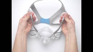 AirFit F20 Full Face mask How to assemble your mask [upl. by Ecnarretal968]