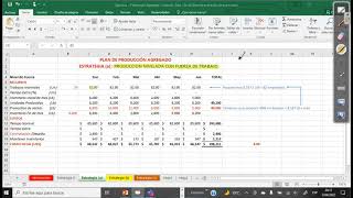 1 Ejercicio de Plan Agregado de Producción PA [upl. by Anig]