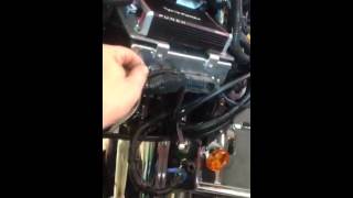 how to mount an amplifier  stereo install in harley davidson streetglide [upl. by Irianat]