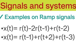 Ramp signals addition [upl. by Isidro]