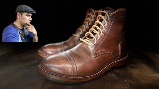 Recrafting A Pair Of Oak Street Boots Oak street Boot Makers [upl. by Aneel]