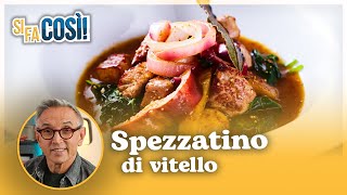 Spezzatino di vitello  Si fa così  Chef BRUNO BARBIERI [upl. by Harbour]