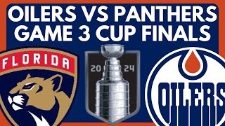 🔴 GAME 3 EDMONTON OILERS VS FLORIDA PANTHERS NHL PLAYOFFS  Stanley Cup FINALS Live On Dolynny TV [upl. by Mamoun]