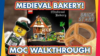 EPIC LEGO Medieval Bakery MOC [upl. by Nidak]