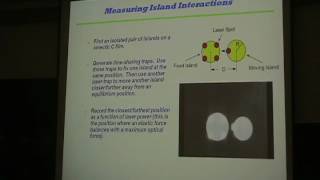 Applications of Optical Tweezers  Islands on Liquid Crystal Films [upl. by Norac]