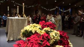 Our Lady of Victory Christmas Eve Mass Ending [upl. by Siobhan]