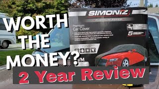 2 Year Review  Simoniz Platinum Car Cover [upl. by Alegnaed]