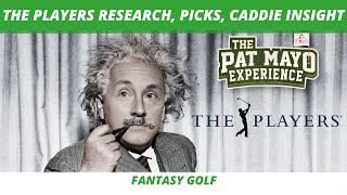 2024 PLAYERS CHAMPIONSHIP Picks Research Guess The Odds  New CaddiePlayer Scouting Sawgrass [upl. by Cianca]