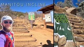 Running Repeats on the Iconic Manitou Incline [upl. by Eirek]