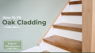 How To Fit Oak Cladding To Stairs [upl. by Retsub]