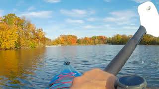 Kayaking at Newburgh Lake in Livonia Michigan [upl. by Kutzenco]