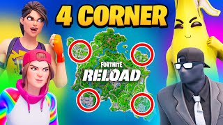 4 CORNER RELOAD CHALLENGE OG Fortnite is back [upl. by Biddy20]