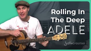 How to play Rolling In The Deep by Adele on the guitar [upl. by Lozar]