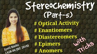 Stereochemistry Part5Tricks to find Optical ActivityEnantiomers Diastereomers Epimers anomers [upl. by Hyrup]