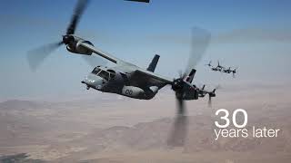 THREE DECADES  BellBoeing V22 Osprey Anniversary [upl. by Brunelle]