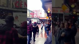 Pike place market flying fish 🐟 trending fun shortvideo youtube ytshorts michi [upl. by Ccasi]