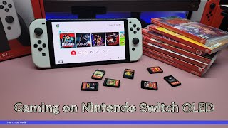 Gaming on Nintendo Switch OLED [upl. by Mafalda]