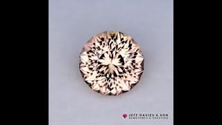 499ct LAB Morganite colour Sapphire  flame fusion [upl. by Emmett]