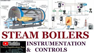 Steam Boilers  Principle of Working  Instrumentation amp Controls  Process Industry  Utilities [upl. by Nedarb]