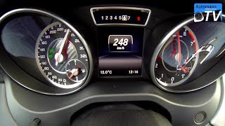 2014 Mercedes CLA 45 AMG 360hp  0254 kmh acceleration 1080p [upl. by Ashelman]