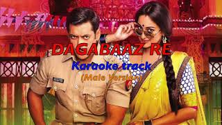 Hindi Karaoke Song  Dagabaaz Re Male Version  Dabangg 2 [upl. by Eittap397]