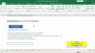 Excel to VCARD VCF Rehber Hazırlama Programı [upl. by Anidem]