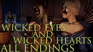 Wicked Eyes and Wicked Hearts  All Endings Including Public Truce  Dragon Age Inquisition [upl. by Icnan619]