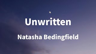 Natasha Bedingfield  Unwritten Lyrics [upl. by Velda]