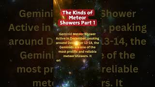 The Kinds of Meteor Shower Part 1 meteor star radiant earth asteroid shorts viralshorts [upl. by Jessamine76]