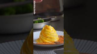 Learn how to make tornadostyle omuricefood foodie japanesefood recipe satisfying [upl. by Nisay470]