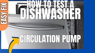 ✨ How to Test a Dishwasher Circulation Pump ✨ [upl. by Ytsihc552]